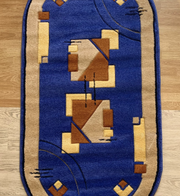 Синтетичний килим Frize Vrezanny 5975A blue